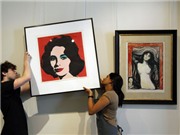 Bóng đá anh, ngoại hạng anh, lịch thi đấu euro 2012, Đấu giá tranh chân dung Liz của Andy Warhol 